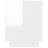 Mueble de TV madera contrachapada blanco brillo 102x35x45