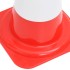 Conos de tráfico reflectantes 4 unidades rojo y blanco 50