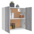 Armario colgante madera ingeniería gris Sonoma 60x31x60