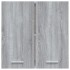 Armario colgante madera ingeniería gris Sonoma 60x31x60