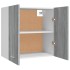 Armario colgante madera ingeniería gris Sonoma 60x31x60