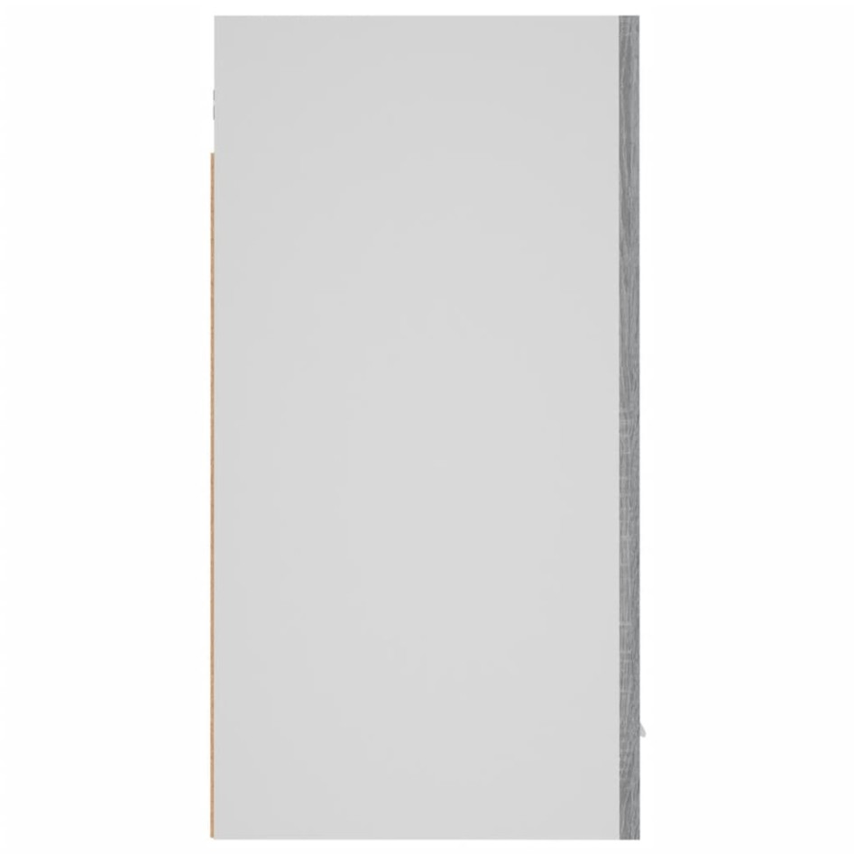 Armario colgante madera ingeniería gris Sonoma 60x31x60
