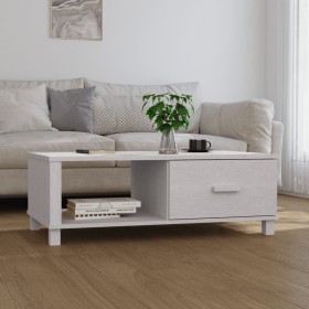 Mesa de centro HAMAR madera maciza de pino blanco 100x55x35