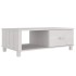 Mesa de centro HAMAR madera maciza de pino blanco 100x55x35