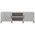 Mueble de TV madera de ingeniería gris hormigón 150x30x50