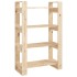 Estantería/divisor de espacios madera maciza pino 80x35x125