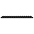 Estructura de cama madera maciza de pino negro 150x200