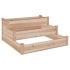 Jardinera arriate madera maciza abeto 120x120x56