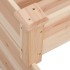 Jardinera arriate madera maciza abeto 120x120x56