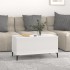 Mesa de centro madera contrachapada blanco brillo 90x44,5x45