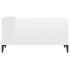 Mesa de centro madera contrachapada blanco brillo 90x44,5x45