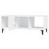 Mesa de centro madera contrachapada blanco 102x50x40