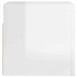 Muebles de salón de pared 2 uds blanco brillo 30,5x30x30