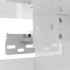 Muebles de salón de pared 2 uds blanco brillo 30,5x30x30