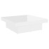 Mesa de centro madera contrachapada blanco brillante