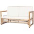 Set de muebles de jardín 4 piezas y cojines