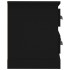 Mueble para TV madera contrachapada negro 100x35,5x45