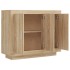 Aparador de madera contrachapada color roble Sonoma 92x35x75
