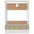 Armario de horno madera contrachapada color roble 60x46x81,5