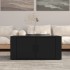 Mesa de centro madera contrachapada negro 80x50x36