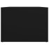 Mesa de centro madera contrachapada negro 80x50x36