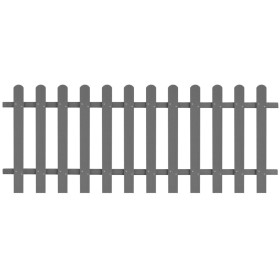 Valla de estacas de jardín de WPC 200x80