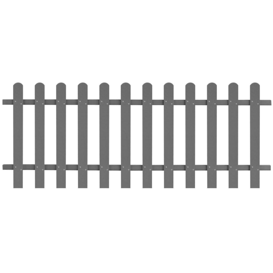 Valla de estacas de jardín de WPC 200x80