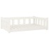 Cama para perros madera maciza de pino blanco 95,5x65,5x28