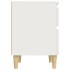 Mesitas de noche 2 unidades color blanco 40x35x50