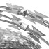 Alambre para concertina BTO-22 con clips acero galvanizado