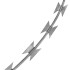 Alambre para concertina BTO-22 con clips acero galvanizado