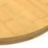 Tablero de mesa de bambú Ø80x2,5