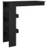 Mesa de bar de pared madera contrachapada negro
