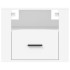 Mesita de noche de pared blanco 50x36x40