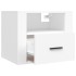 Mesita de noche de pared blanco 50x36x40