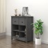 Aparador de madera maciza de pino gris 70x35x80