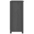 Aparador de madera maciza de pino gris 70x35x80