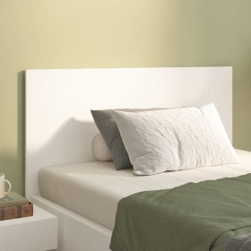 Cabecero de cama madera contrachapada blanco 120x1,5x80
