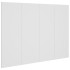 Cabecero de cama madera contrachapada blanco 120x1,5x80