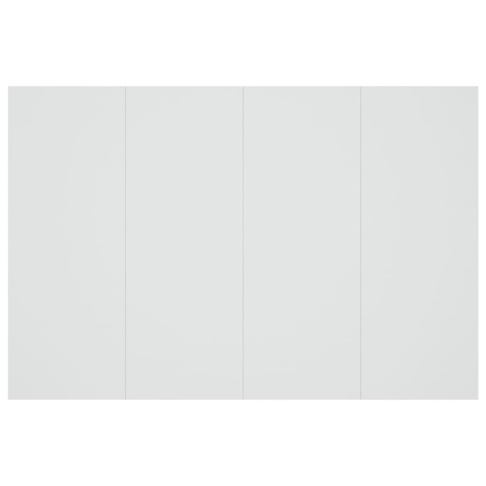 Cabecero de cama madera contrachapada blanco 120x1,5x80