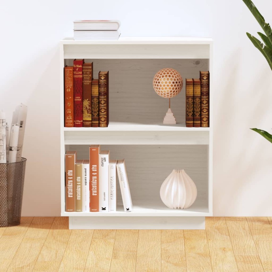 Mesa consola de madera maciza de pino blanco 60x34x75