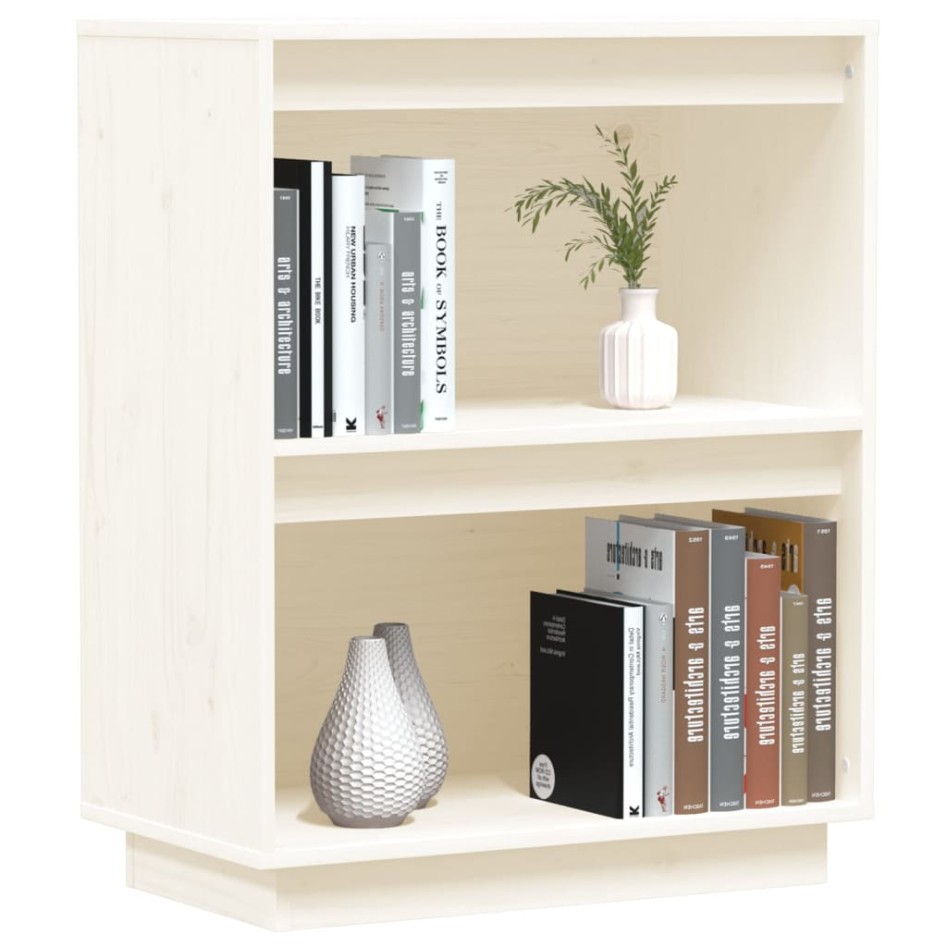 Mesa consola de madera maciza de pino blanco 60x34x75