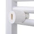 Radiador toallero de baño con rieles curvados 500 x 764