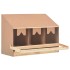 Ponedero para gallinas 4 compartimentos madera pino 93x40x65