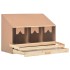 Ponedero para gallinas 4 compartimentos madera pino 93x40x65