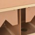 Ponedero para gallinas 4 compartimentos madera pino 93x40x65