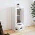 Aparador alto madera contrachapada blanco 36x35,5x103,5