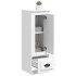 Aparador alto madera contrachapada blanco 36x35,5x103,5