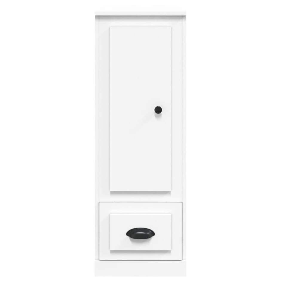 Aparador alto madera contrachapada blanco 36x35,5x103,5