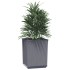 Jardineras 4 uds polipropileno azul gris 30x30x37